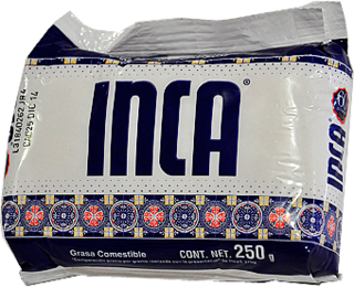 MANTECA VEGETAL INCA  250GR