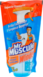 MR MUSCULO VIDRIOS 500ML BOLSA
