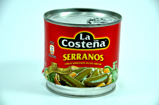 CHILES SERRANOS  380GR COSTENA