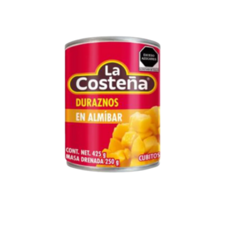 DURAZNO CUBITOS COSTENA 425GR