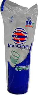 VASO DESECHABLE 14 JAGUAR IRRO