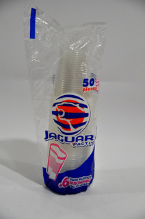 VASO DESECHABLE  6 JAGUAR IRRO