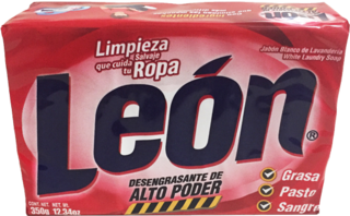 LEON JABON ROJO A.PODER 350GR