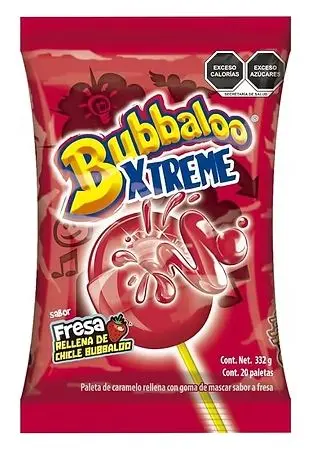 PALETA BUBBALOO XTREME FRS /20