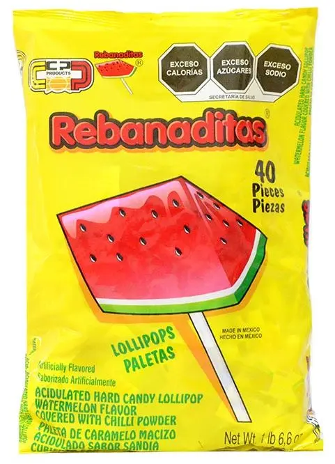 PALETA REBANADITAS SANDIA C/40