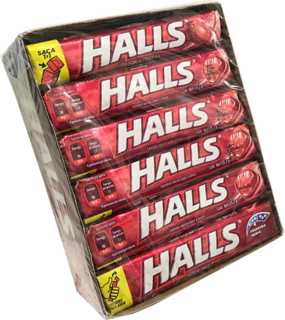 HALLS TUBO C/10 CEREZA CJA/12