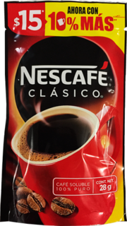 NESCAFE SOBRE CLASICO    28GR