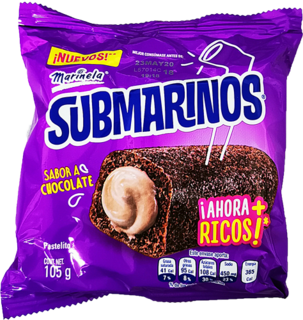 MARINELA SUBMARINOS CHOCO 105G