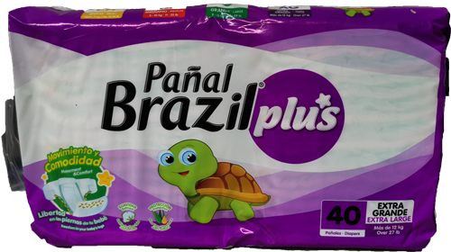 PANAL BRAZIL GENERICO XL  C/40