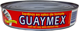 SARDINA 425GR GUAYMEX EN SALSA