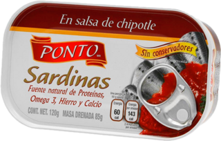 SARDINA PORTO C/CHIPOTLE 120GR
