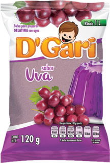 GELA GARI 120GR AGUA UVA