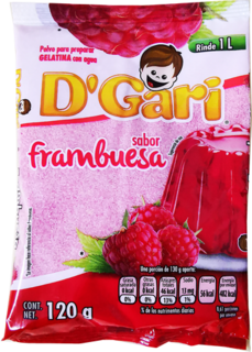 GELA GARI 120GR AGUA FRAMBUESA