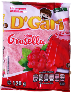 GELA GARI 120GR AGUA GROSELLA