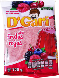 GELA GARI 120GR AGUA FRUTOS RO
