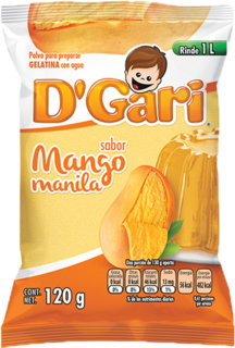 GELA GARI 120GR AGUA MANGO