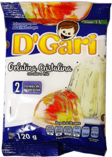 GELA GARI 120GR AGUA CRISTALIN