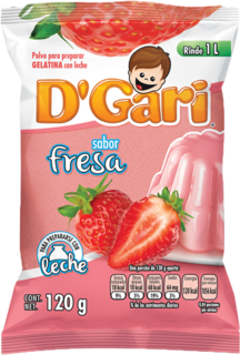 GELA GARI 120GR LECHE FRESA