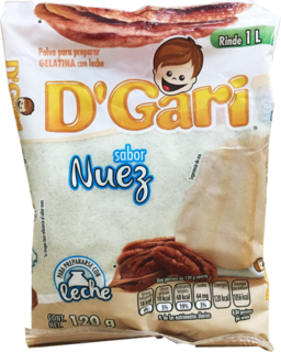 GELA GARI 120GR LECHE NUEZ