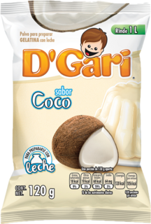 GELA GARI 120GR LECHE COCO