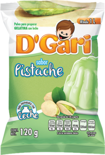 GELA GARI 120GR LECHE PISTACHE