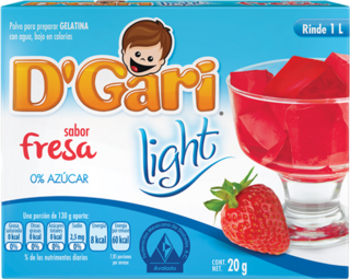 GELA GARI LIGHT FRESA 20GR AGU