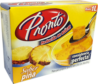 GELATINA PRONTO 84GR PINA