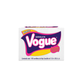 VOGUE SERVILLETA C/100