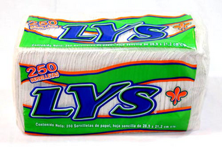 LYS SERVILLETAS C/250