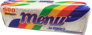 MENU SERVILLETA C/500