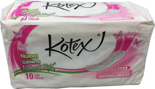 KOTEX ANAT S/ALAS F.ABU 10