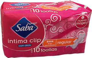 SABA INTIMA REG C/ALAS C/10