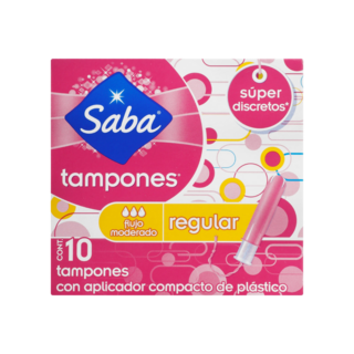 SABA TAMPONES REG C/10