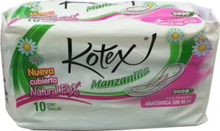 KOTEX ANAT MAN S/ALAS F.ABU 10