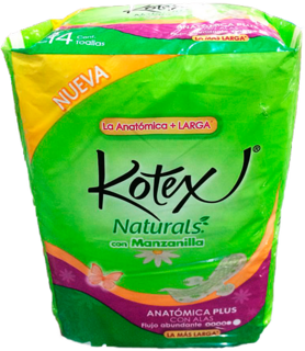 KOTEX ANAT MAN C/ALAS F.ABU 14