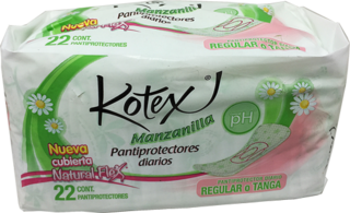 KOTEX PANTIPROTEC REG MANZ 22