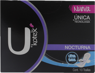KOTEX UNIKA NOCTURNA C/10 C/AL
