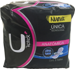 KOTEX UNICA ANAT C/ALAS C/8