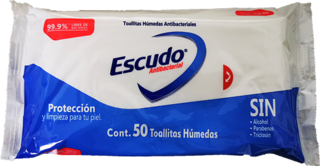 TOALLAS ANTIBACTER ESCUDO C/50