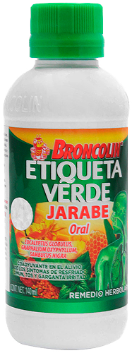 BRONCOLIN JBE 140ML ETIQ.VERDE