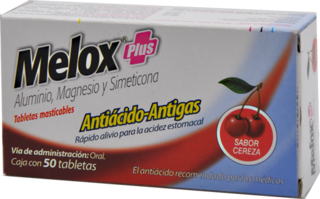 MELOX PLUS CEREZA T 50 ANTIGAS