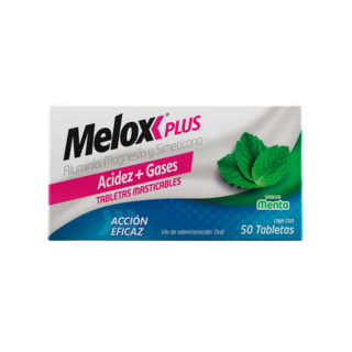 MELOX PLUS MENTA  T 50 ANTIGAS