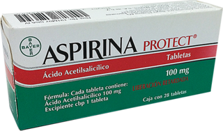 ASPIRINA PROTEC 100MG C/28