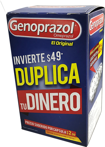 GENOPRAZOL 20MG CAJA C/7 BLIS