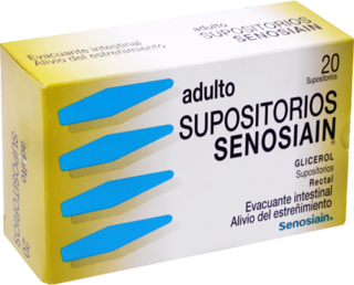 SUPOSITORIOS SEN 20 AD