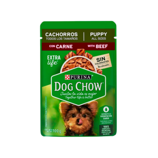DOG CHOW 100GR PUPPY CARNE CAR