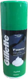 GILLETTE ESP 175G FOAMY MENTOL