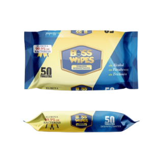 TOALLAS ANTIBAC BOOS WIPES 50