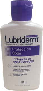 LUBRIDERM LIQ 120ML UV