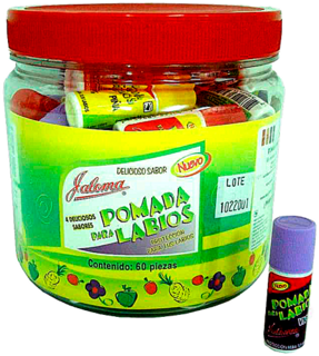 POMADA P/LABIOS JALOMA EXB 60